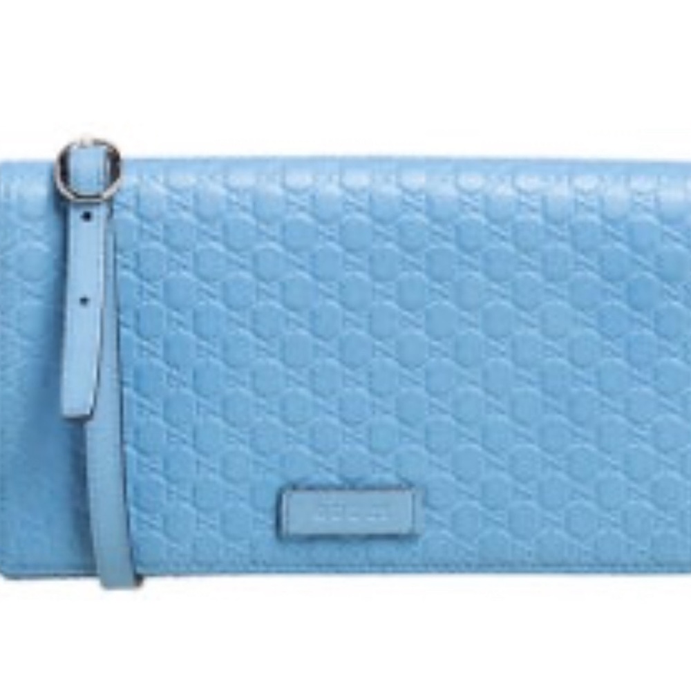 GUCCI Microguccissima Crossbody Wallet excellent condition